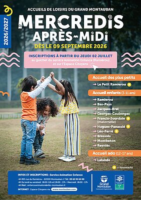 mercredi centre de loisirs grand montauban