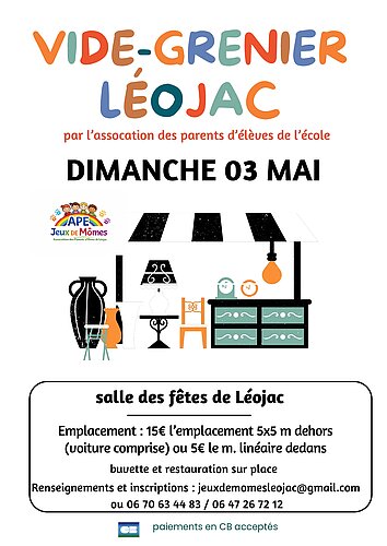 Vide-greniers 2026 Léojac Vide-greniers 2026 Léojac